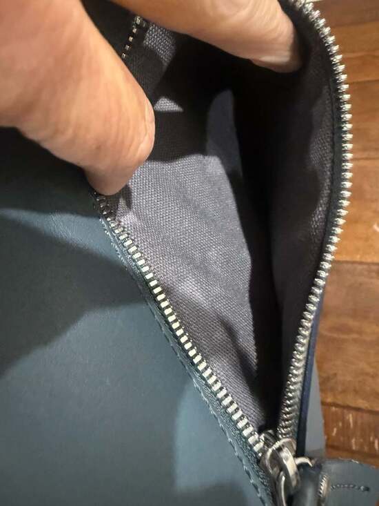 Shinola Mini Zip Backpack Slate Blue Leather Detroit Made $795 Retail